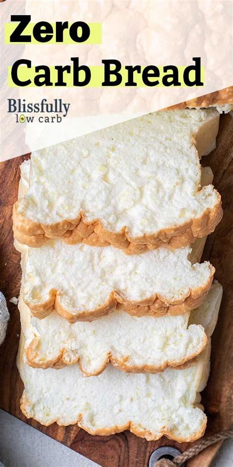 Zero Carb Bread - Egg White Protein Bread | Recipe | Low calorie bread, Protein bread, Low carb ...