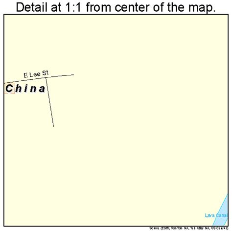 China Texas Street Map 4814704