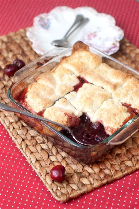 fresh bing cherry cobbler recipe easy