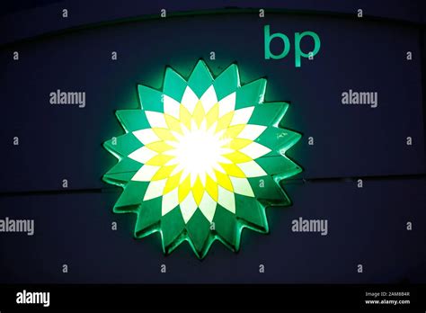 BP logo at a gas station Stock Photo - Alamy