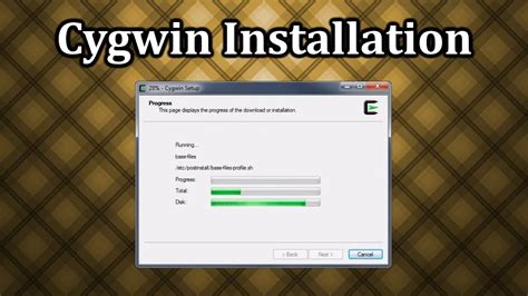 Cygwin Installation Tutorial - YouTube