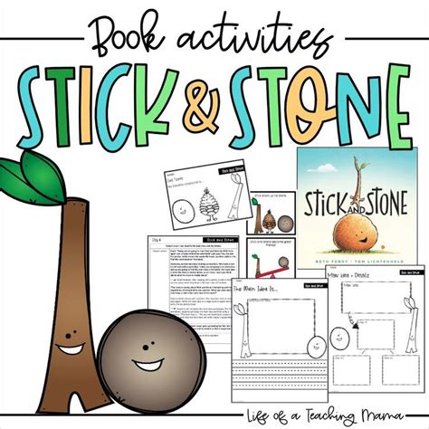 Stick and Stone: Book Activities | Book activities, Sticks and stones, Friendship activities