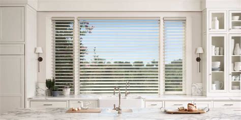 Hunter Douglas Silhouette ClearView Originale Honey Beige Sheer Shadings Kitchen | Ruffell ...