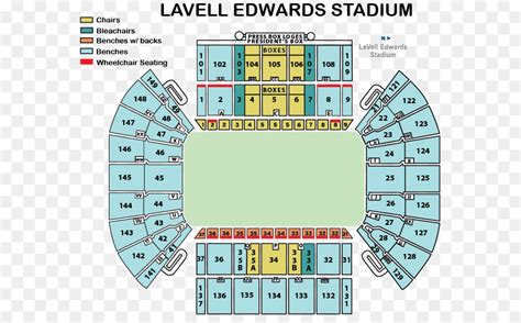 Byu Lavell Edwards Stadium Seating Chart | Elcho Table