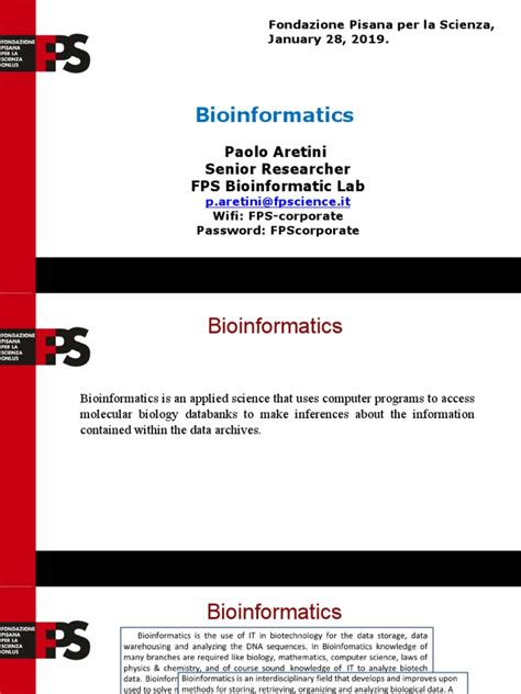 Bioinformatics | PDF | Dna Sequencing | Bioinformatics