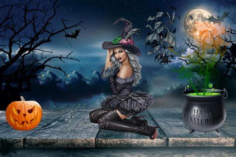 Witchy Halloween Wallpapers - Wallpaper Cave