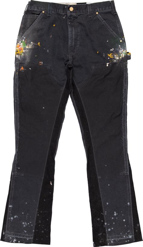 Gallery Dept. Black Paint Splatter 'LA Flare' Jeans | INC STYLE