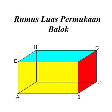 Rumus Luas Permukaan Balok Dan Contoh Soalnya - Riset