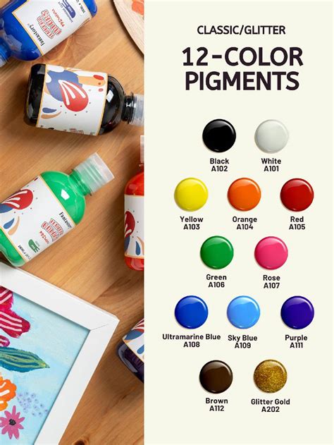 Fantastory Tempera Paint for Kids 12 Colors (8.4 oz Each) Washable ...