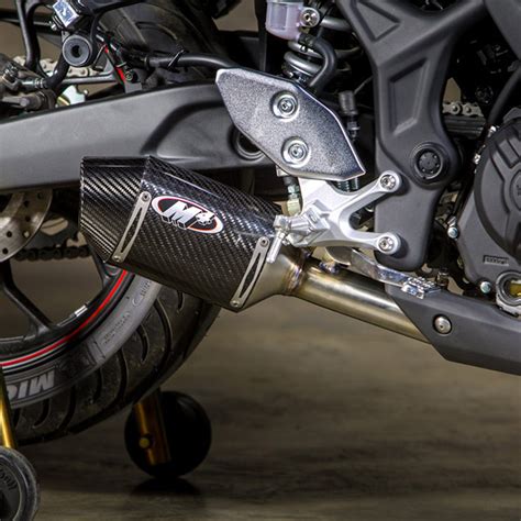 Yamaha R3 2015-2020 M4 Street Slayer Carbon Slip On Exhaust YA3014 | R3 ...