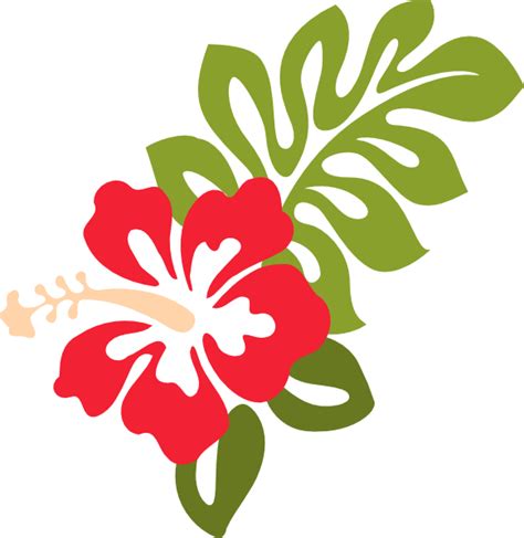 Red Hibiscus Clip Art at Clker.com - vector clip art online, royalty ...