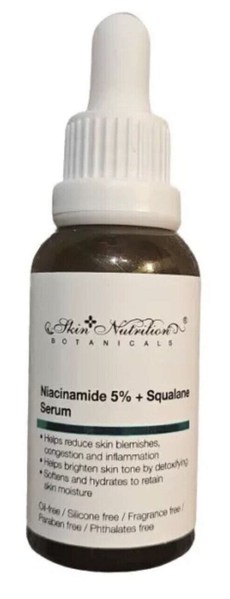 Full ingredients list Skin nutrition botanicals Niacinamide 5% ...