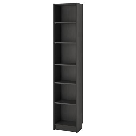 BILLY Bookcase, black-brown, 153/4x11x791/2" - IKEA