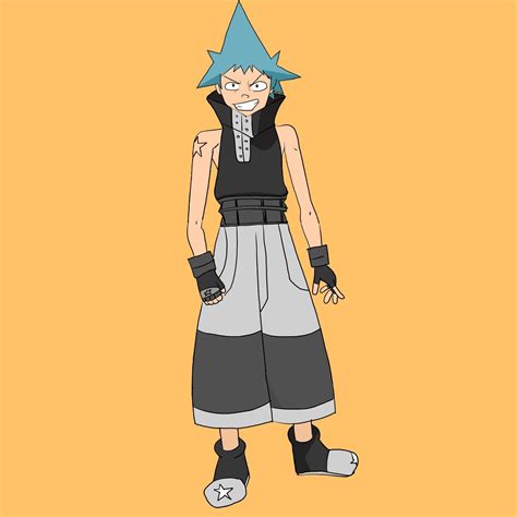 Black Star fan art by RealExiite (me) I’m going to post the speed Art later : r/souleater