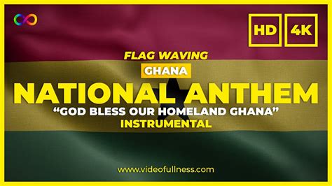 Ghana National Anthem - God Bless Our Homeland Ghana (Instrumental ...