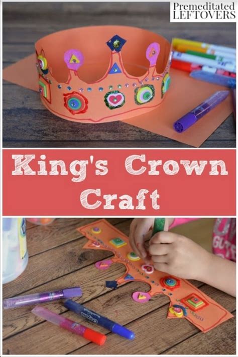 King's Crown Craft for Kids Tutorial