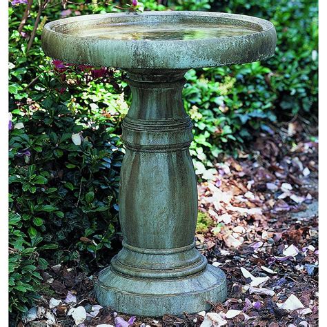 Copper Bird Bath Fountain - Vivohome outdoor garden bird bath copper with fountain pump turn ...