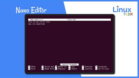 What is GNU Nano Editor on Linux