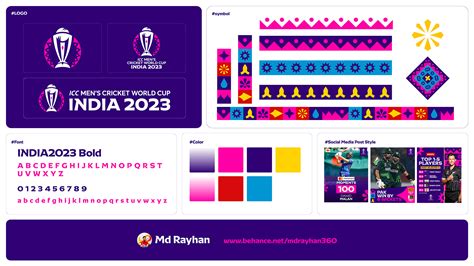 Men's Cricket World Cup 2023 Ai File | Behance