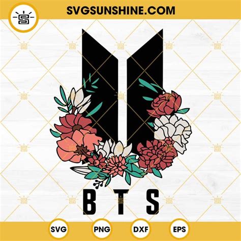 BTS Logo SVG, Kpop SVG PNG DXF EPS Cricut