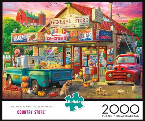 Buffalo Games - Country Store - 2000 Piece Jigsaw Puzzle - Walmart.com - Walmart.com