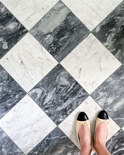 How to Design and Install the Perfect Checkerboard Floor - Stefana Silber