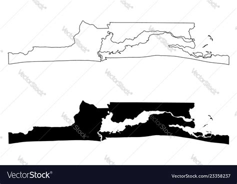 Lagos state map Royalty Free Vector Image - VectorStock