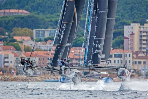 Racing Catamaran Sailboats