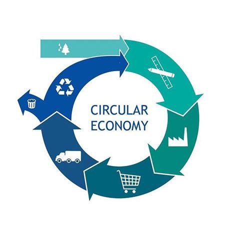 Infographic design for Valpak, to explain a Circular Economy (as opposed to a 'make, use, dipose ...