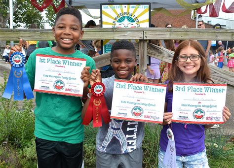 Kids Watermelon Eating Contest Winners - Franklin Farmers Market