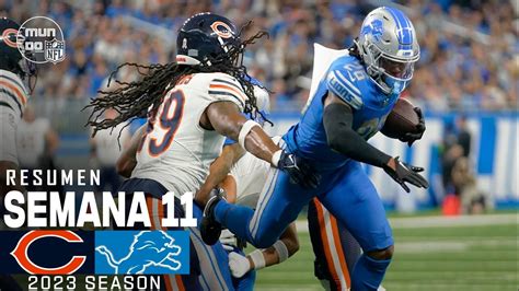 Chicago Bears vs. Detroit Lions | Semana 11 NFL 2023 | NFL Highlights ...