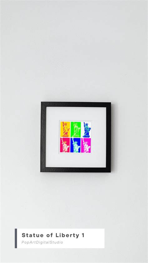 Statue of Liberty, New York City, Pop Art, PRINTABLE Instant Download ...