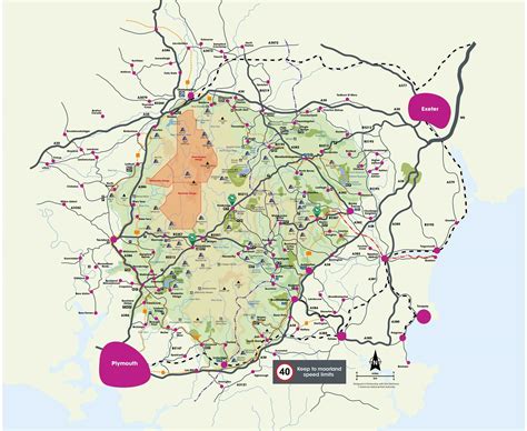 Map of Dartmoor - Find your way around Dartmoor