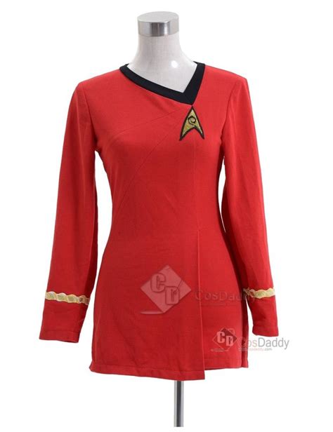 Star Trek The Original Series Female Duty Uniform Red Dress Cosplay ...