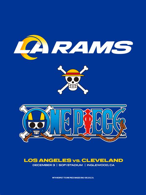 Los Angeles Rams Holding a One Piece Game Day Announced - Siliconera