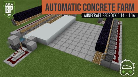 Automatic Concrete Farm | Minecraft Bedrock | 1.14 - 1.16 - YouTube