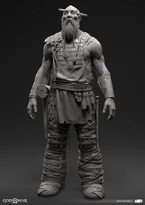 ArtStation - Stone Mason (Thamur), Arda Koyuncu | God of war, Kratos god of war, War art