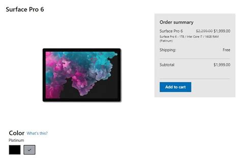 Microsoft Announces Major Surface Pro 6 Discounts Ahead of Surface Pro ...