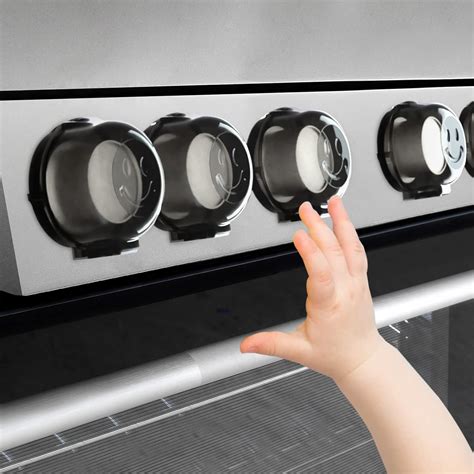 Amazon.com : Stove Knob Covers Child Safety - (Pack 5 +1) Upgraded ...