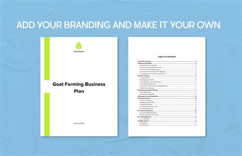 Goat Farming Business Plan Template in Word, PDF, Google Docs ...