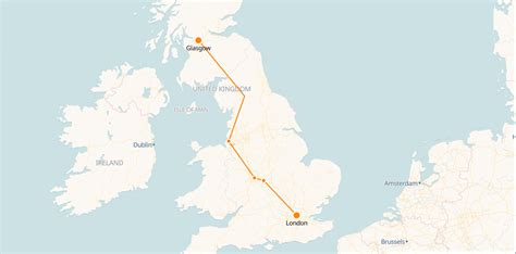 Horarios y billetes de tren de Londres a Glasgow - Rieles de Gran Bretaña