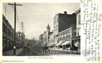 Main St. - Marlborough, Massachusetts MA Postcard Main St ...