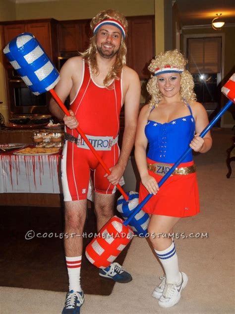 Coolest American Gladiators Couple Costume