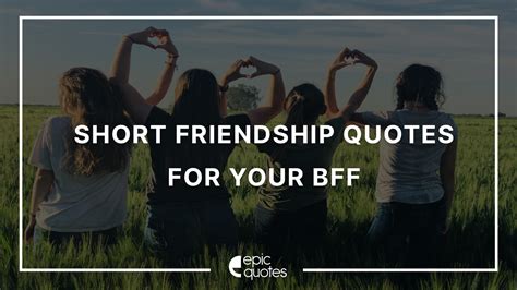 Short Friendship Quotes and Captions For Your BFF