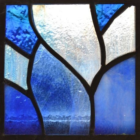 My Creativity Engine: Blue Stained Glass Panels