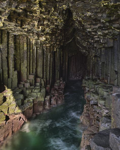 Fingal's Cave 1 : Staffa, Inner Hebrides, Scotland : Transient Light