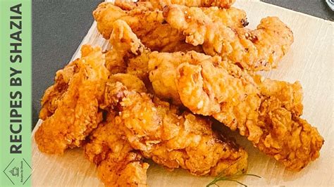 KFC Chicken Strips - KFC Style Crispy Chicken Tenders Recipe - Original KFC Strips - YouTube