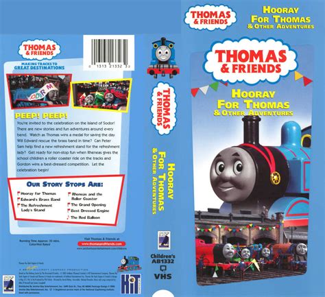 Hooray for Thomas VHS Cover : Anchor Bay Entertainment : Free Download ...