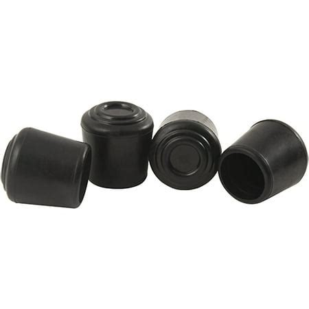 Rubber Chair Tips 1 Inch Black, 4 Pack - Walmart.com