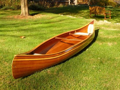 Custom Built 16' Cedar Strip Canoe for sale from United States